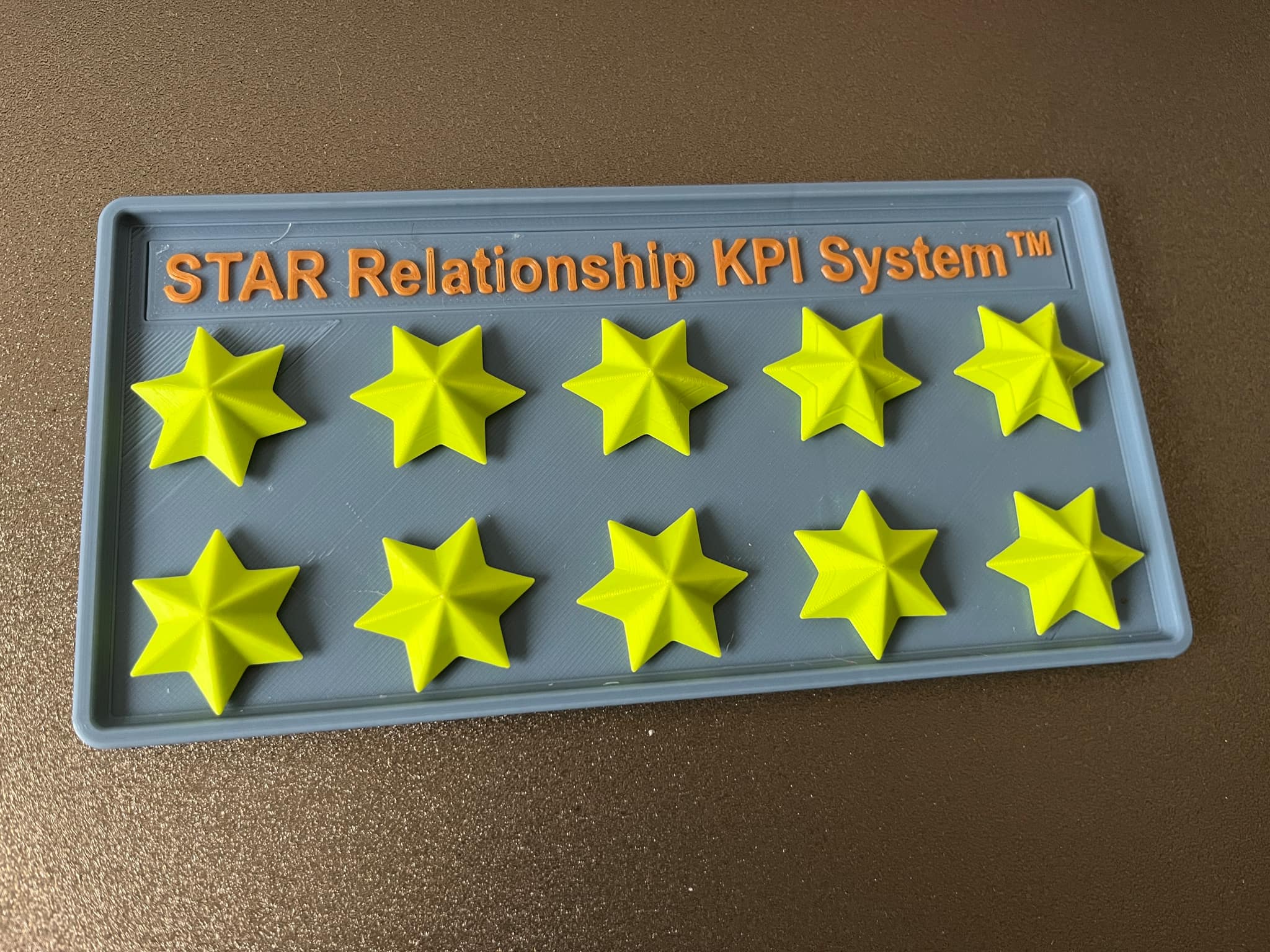 STAR Relationship KPI System with Magnetic Star Plate