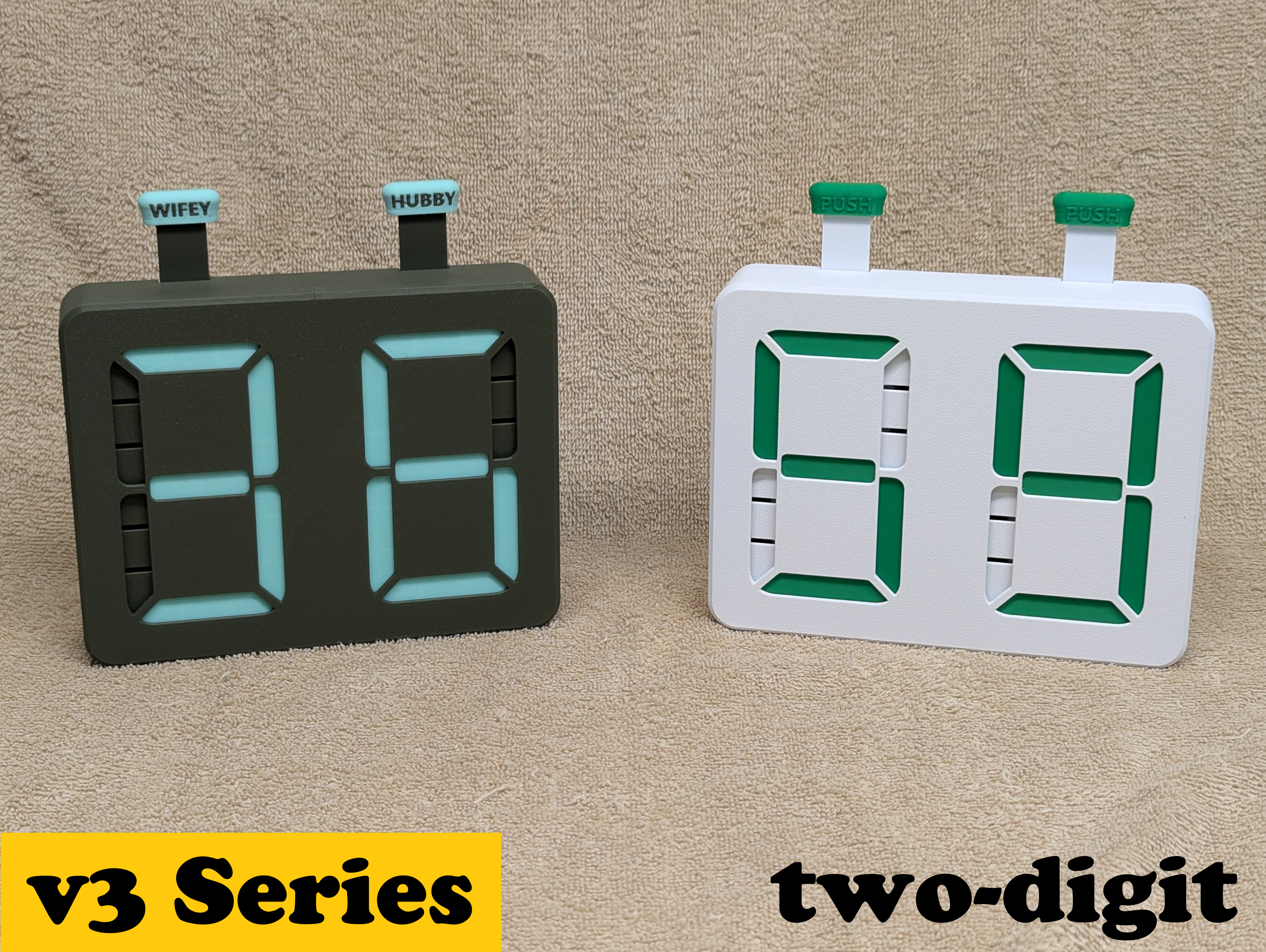 7 Segment Counter Body, v3.0, Two-Digit
