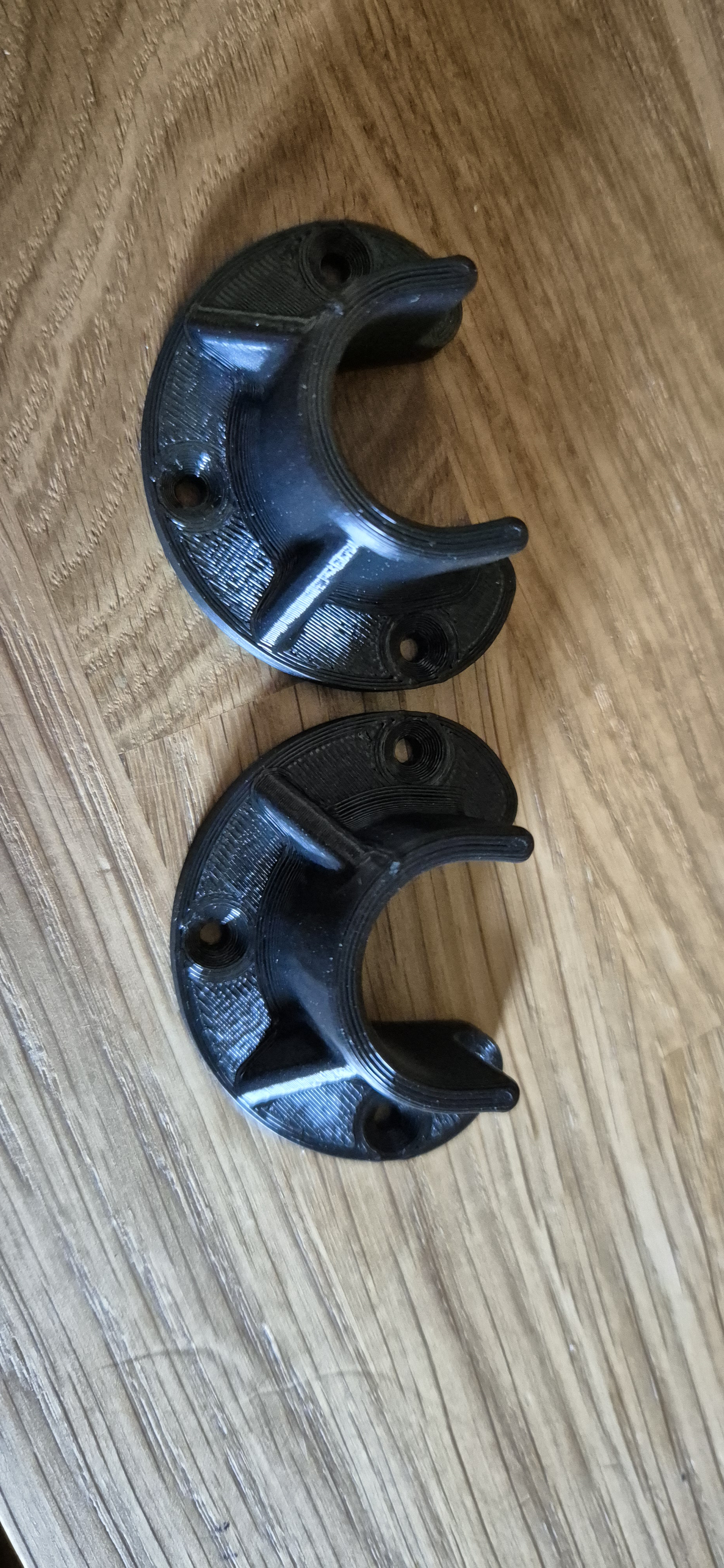 Wardrobe rail support  20mm diameter 3D model