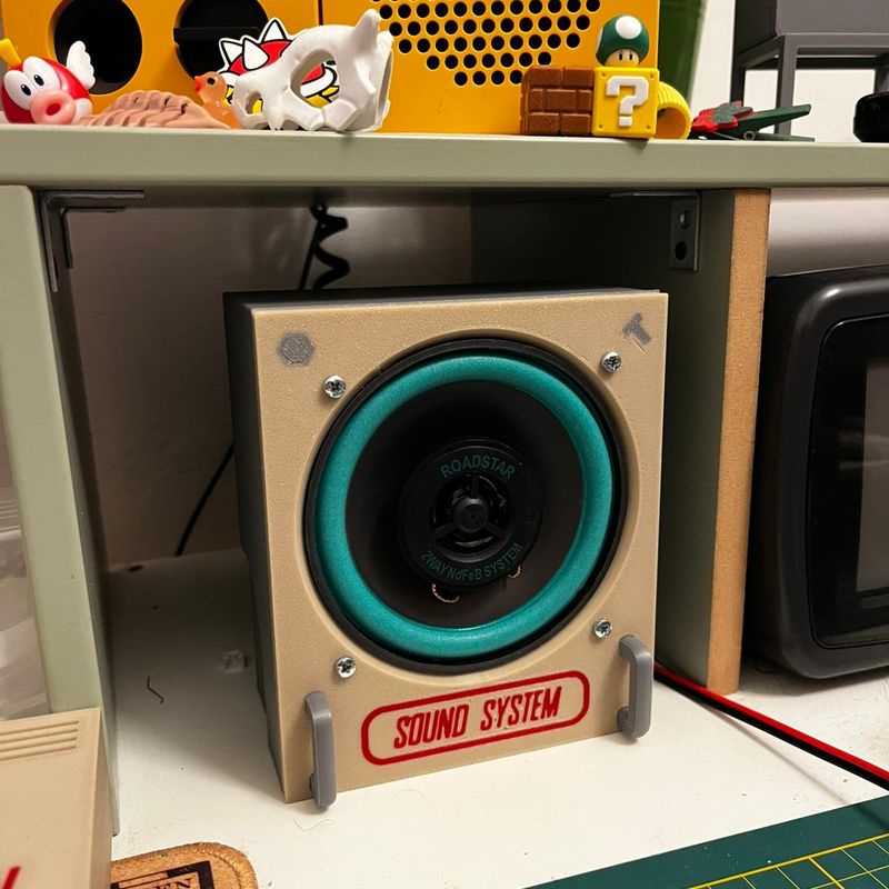 4＇＇ retrò speaker - hackerman nintendo vibes by Lautrec_996 | Download ...