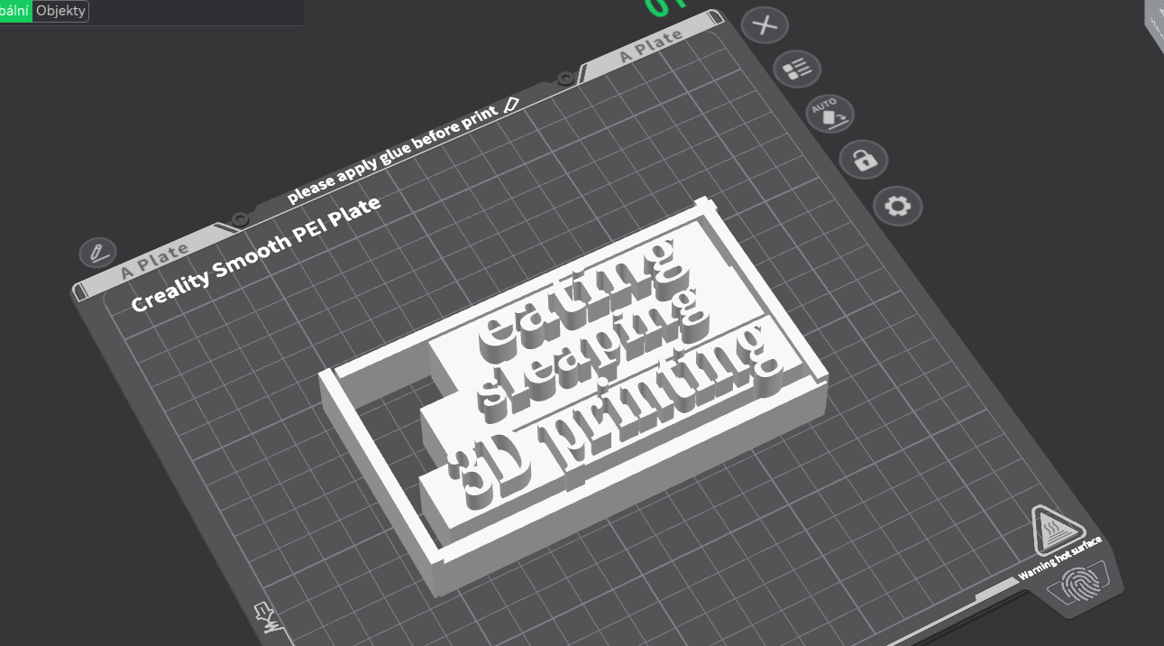 eating sleaping 3D printing 3D model