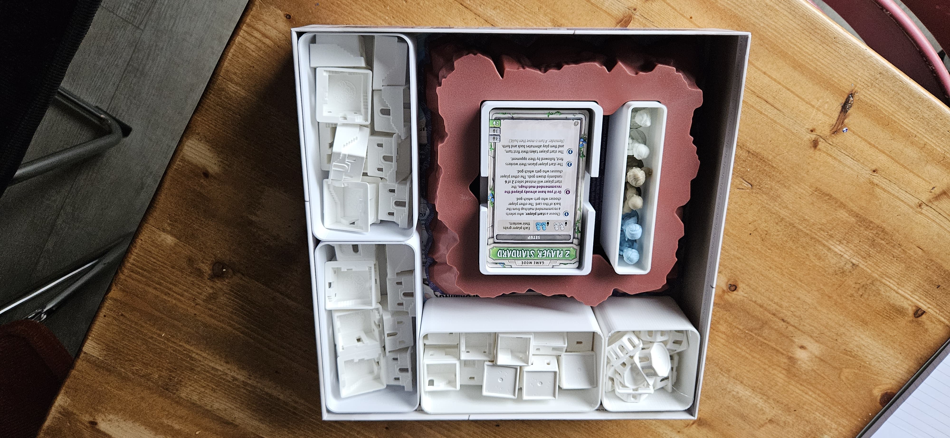 Santorini second edition inserts for game pieces