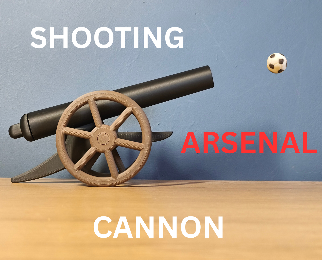 Shooting Arsenal FC Cannon 3D model