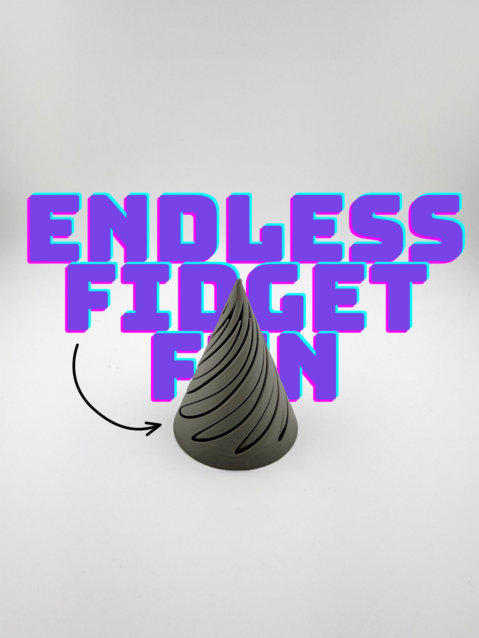 Passthrough fidget cone