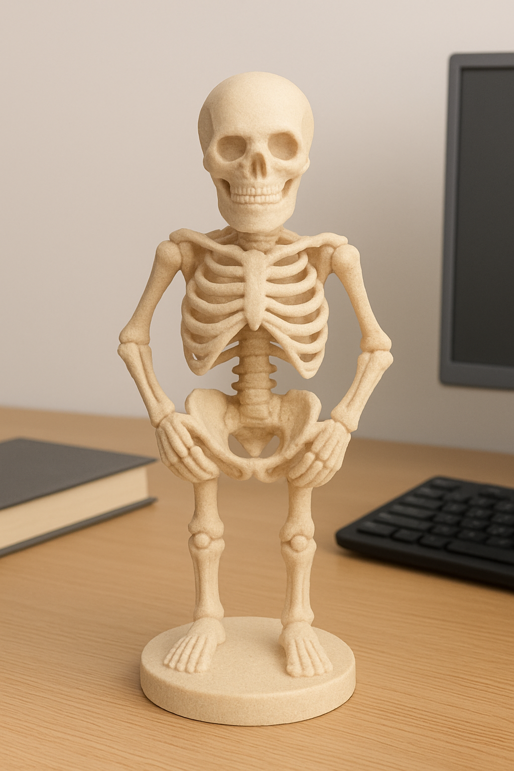Halloween skeleton figurine
