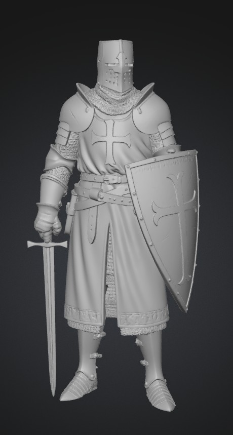 Blue Cross Knight