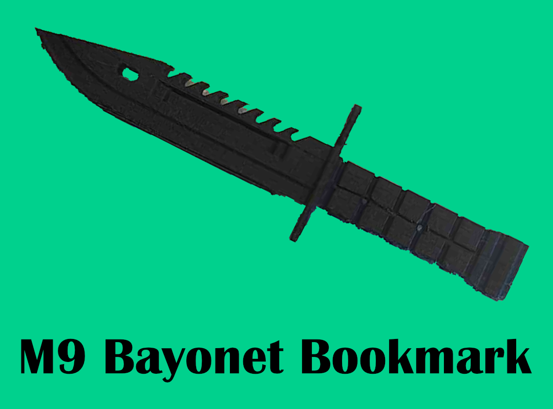 M9 Bayonet Bookmark