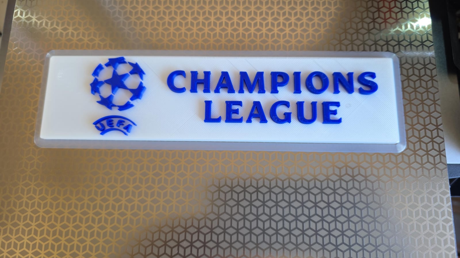 UEFA Champions League bar sign for mancave/sports bar
