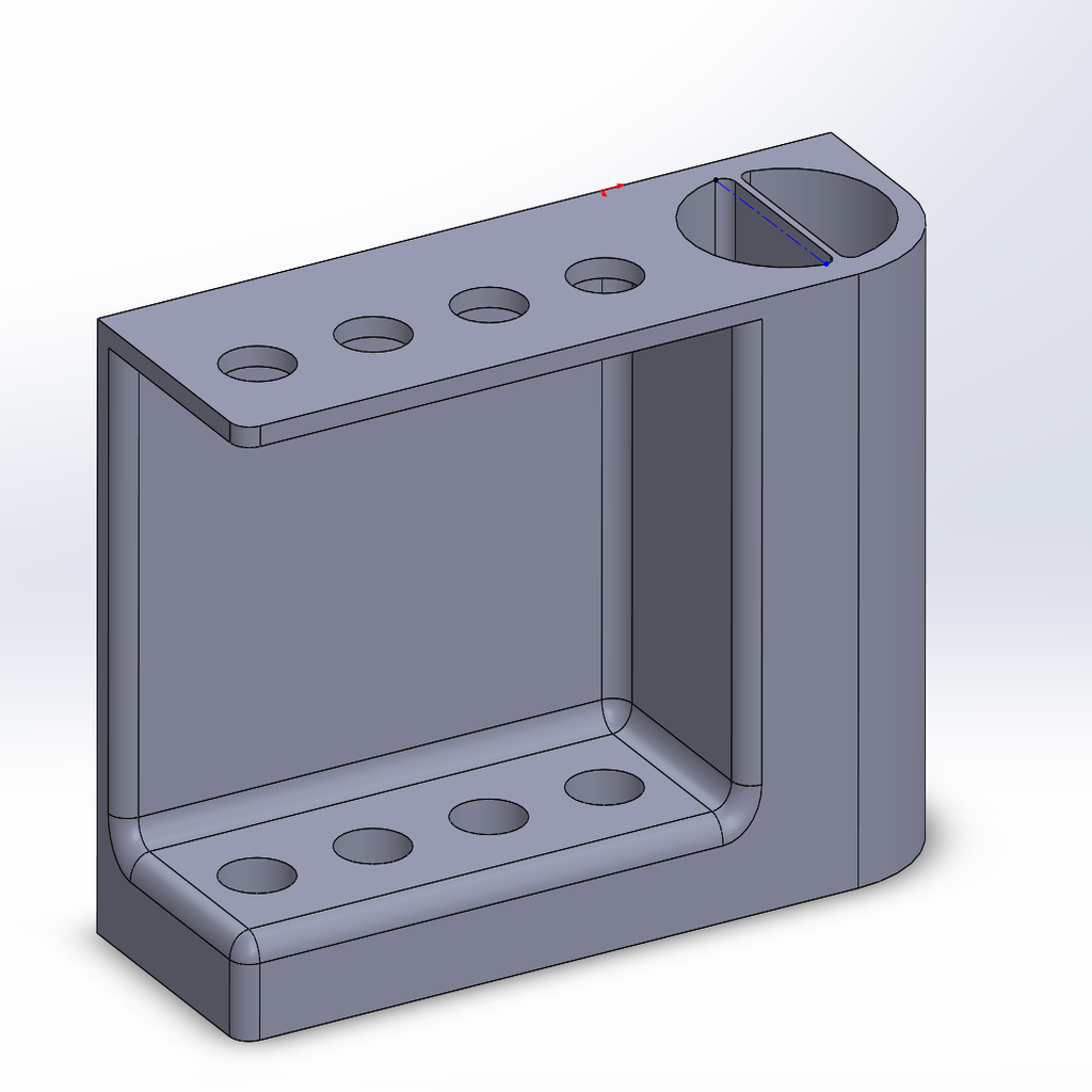 Miniatura 4 do modelo 3D Toothbrush and toothpaste holder
