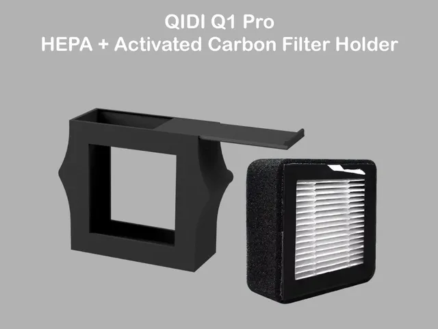 QIDI Q1 Pro HEPA + Activated Carbon Filter Holder