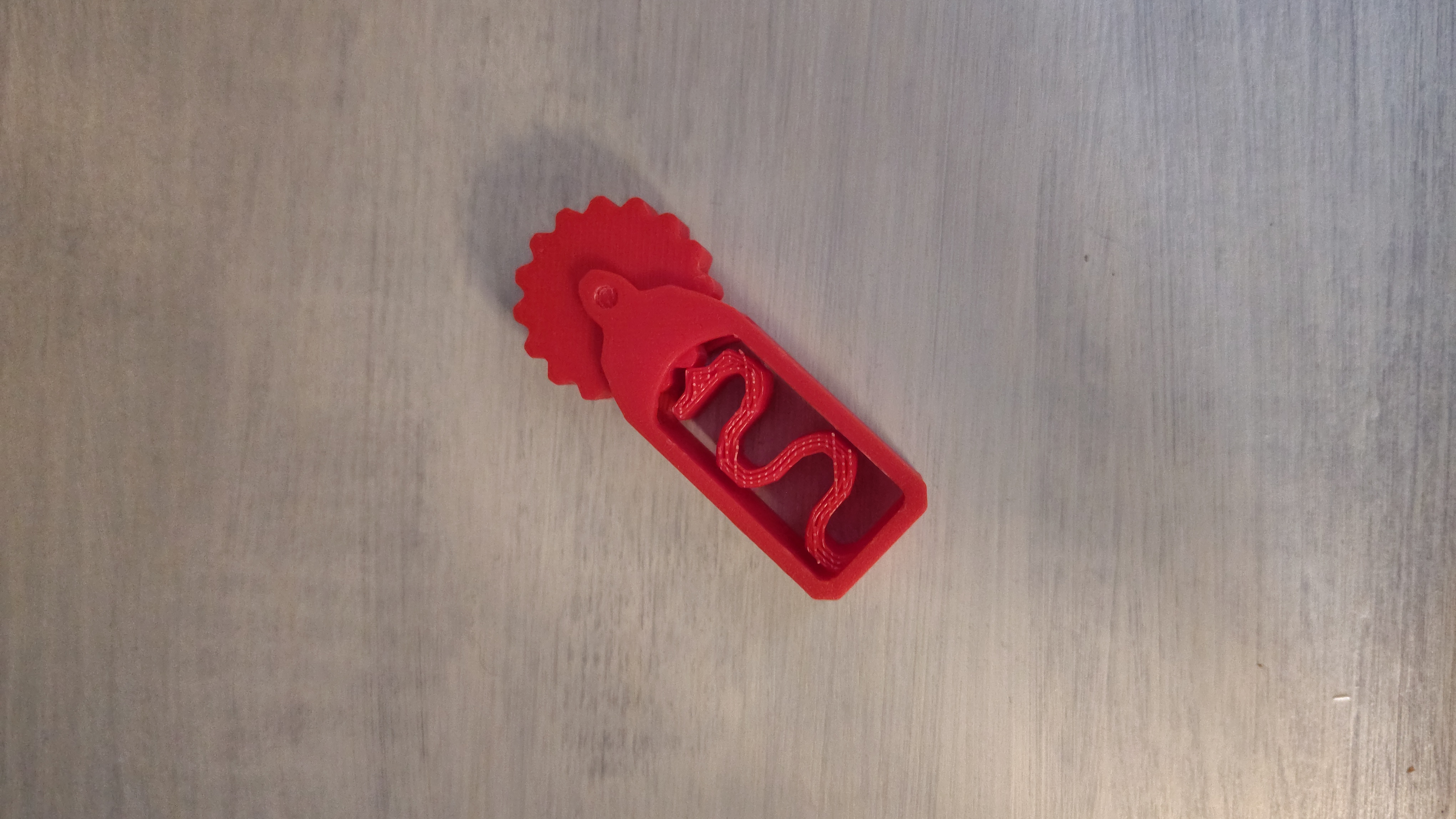 Clicker fidget gear
