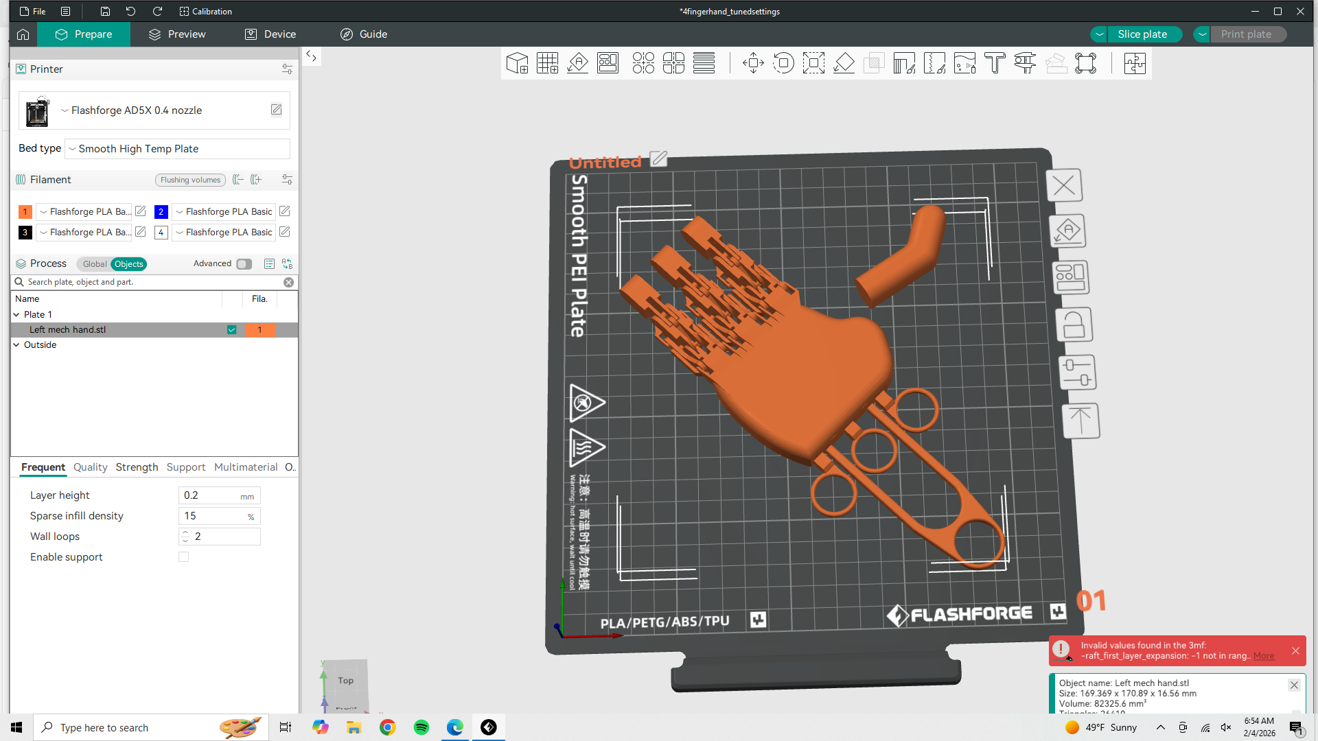 Left mech hand