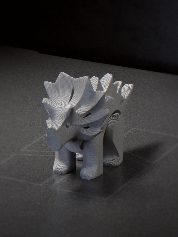 Triceratops Figurine Dinosaur Animal 3D Printable 3D model