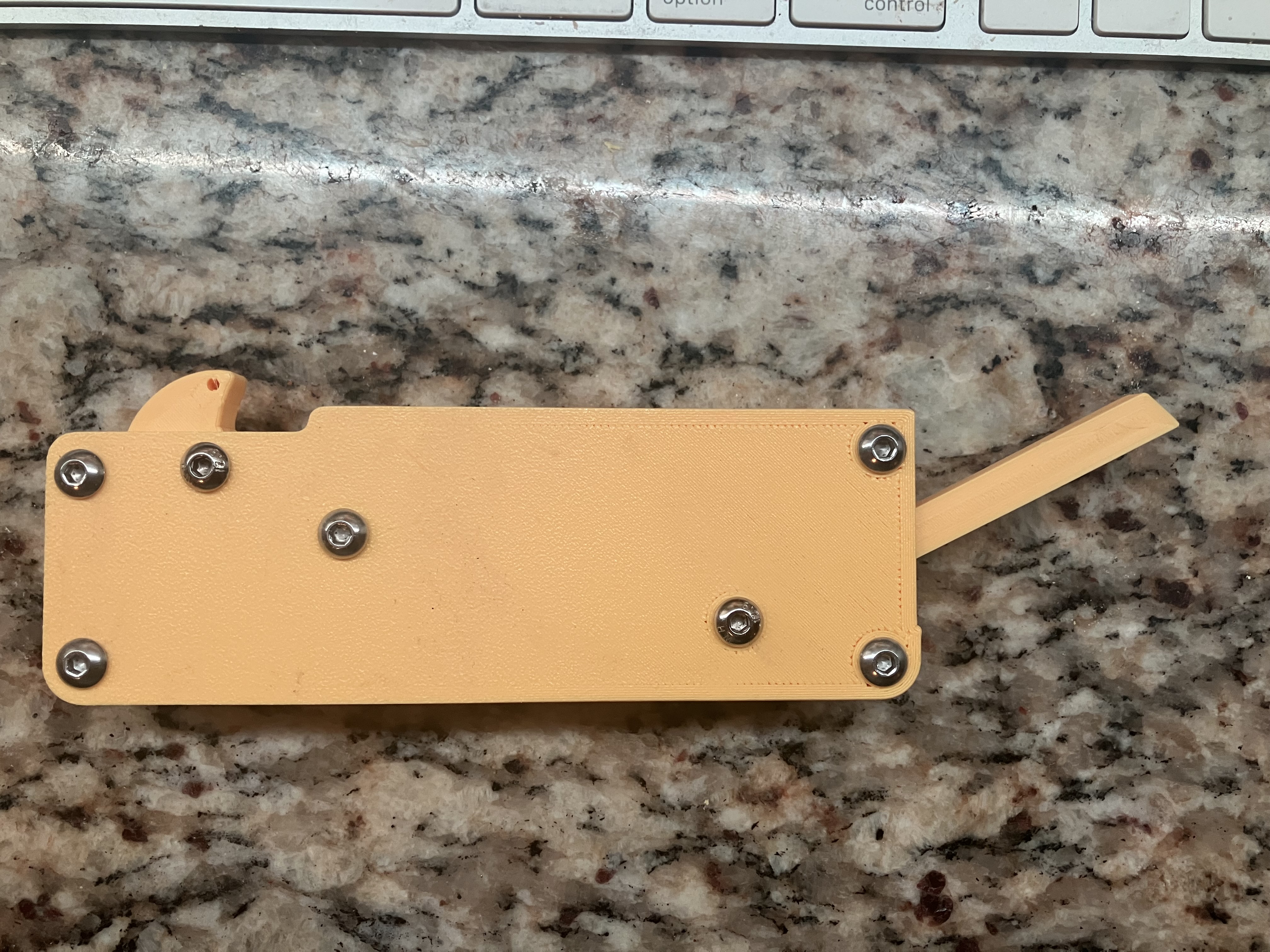 Foot trigger for bungee plane launcher 3D model