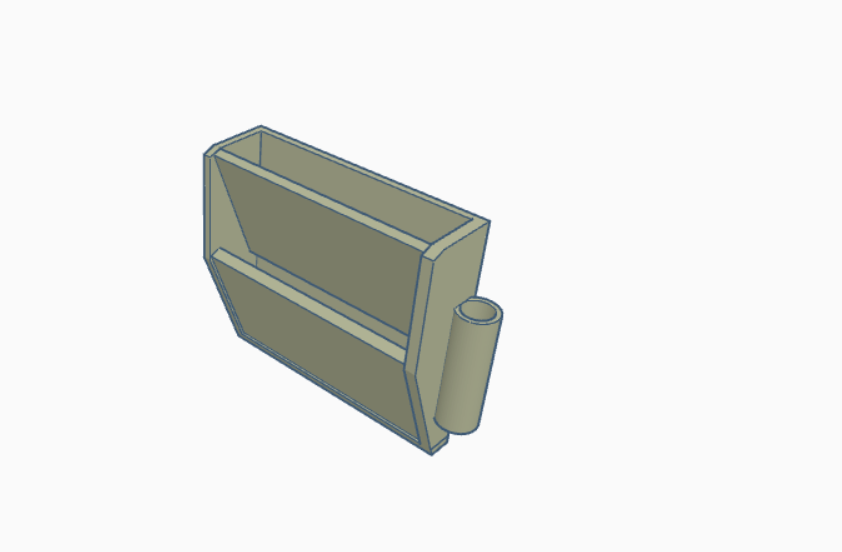 Magnet post it and pen holder