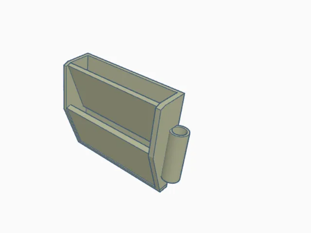 Magnet post it and pen holder