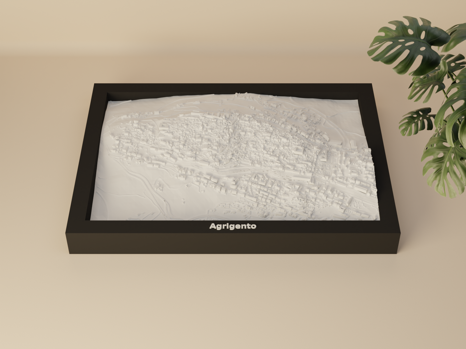 Agrigento, Italy - 3D Miniature