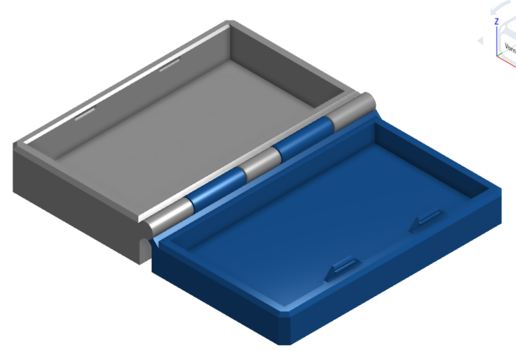 Print-in-Place miniature box V3: empty Version