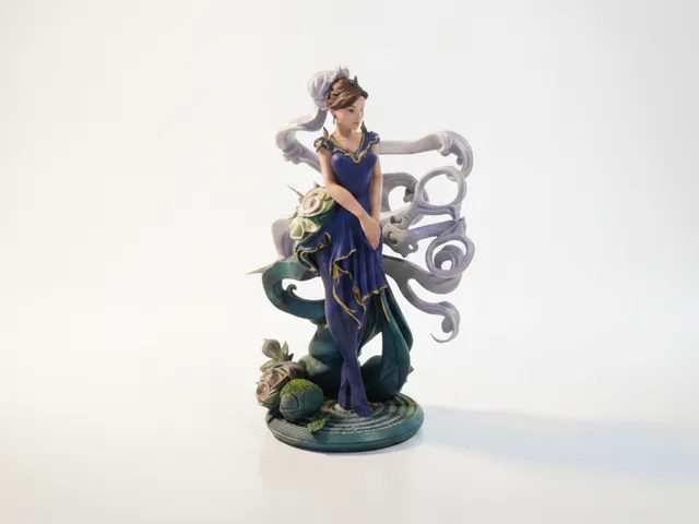 Gwen Mythical Goddess Figurine LOL Champions 3D Printable