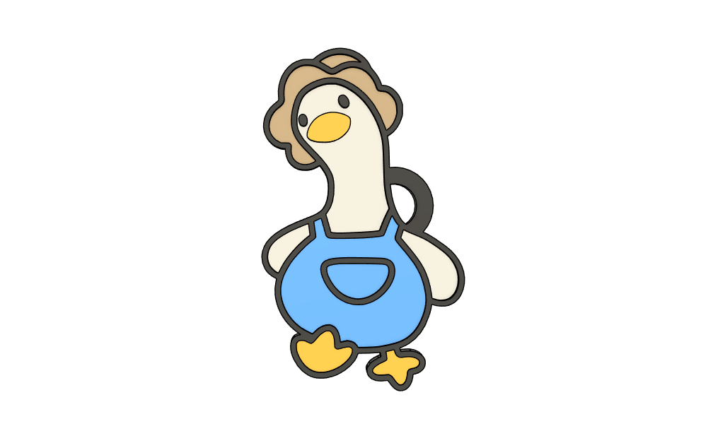 Walking Duck Keychians