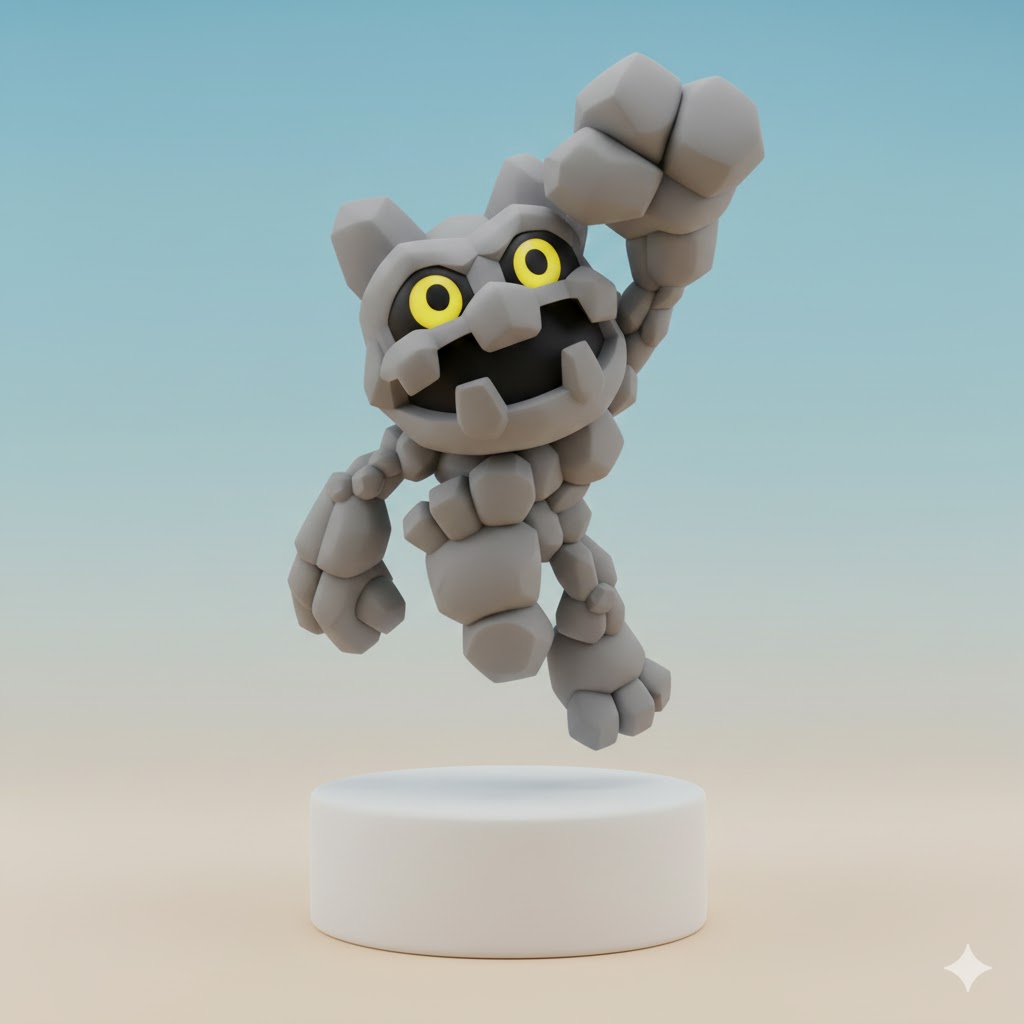 Gottsumon Digimon Creature Model