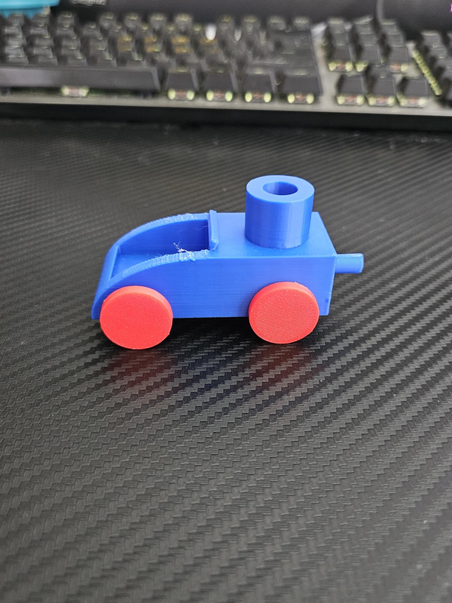 Balloon Powered Car With Mouthpiece.