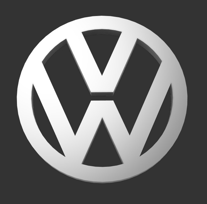 VW - Logo Sign Volkswagen Emblem