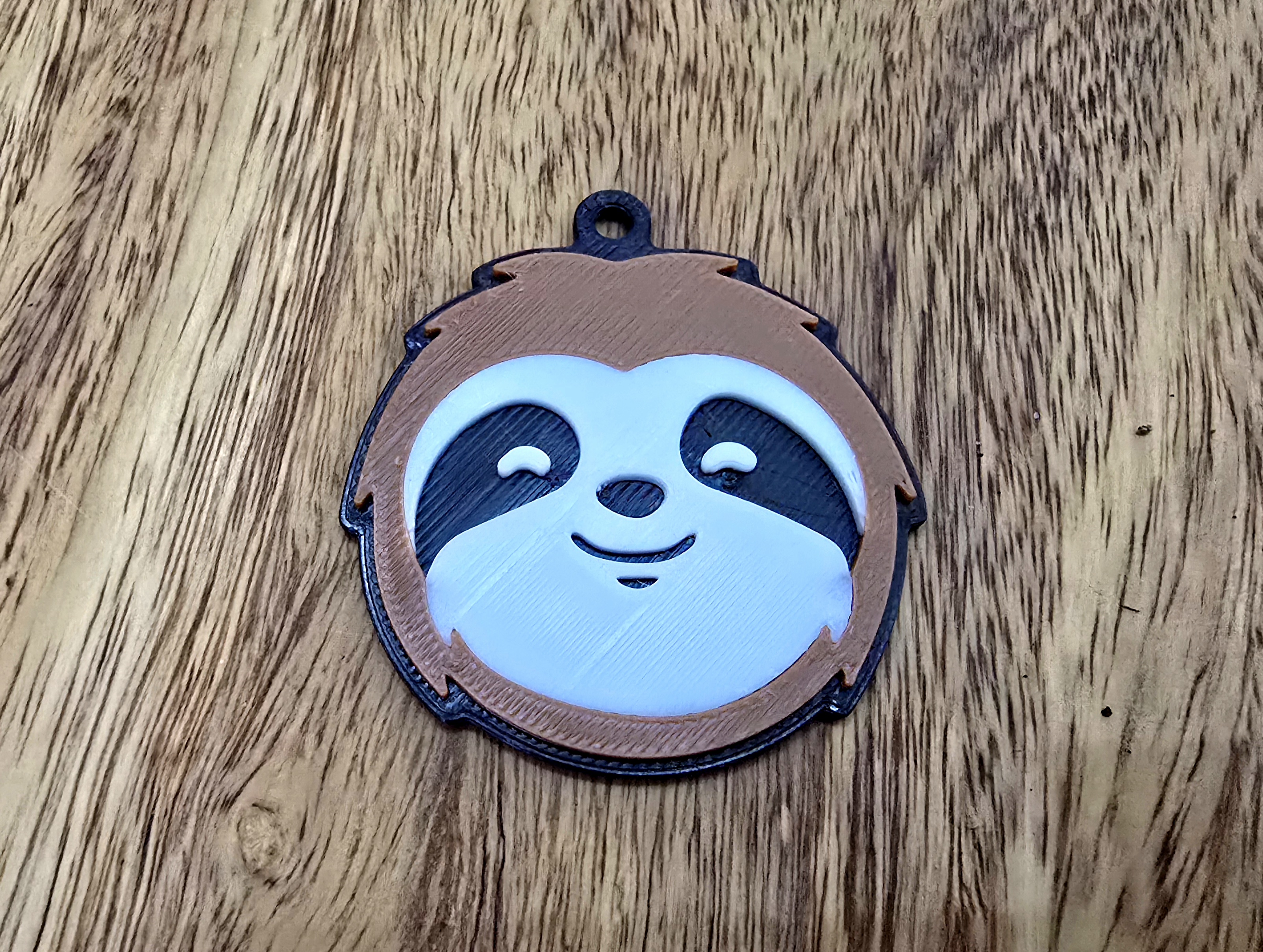 Multicolor Sloth keyring (Animal Collection)