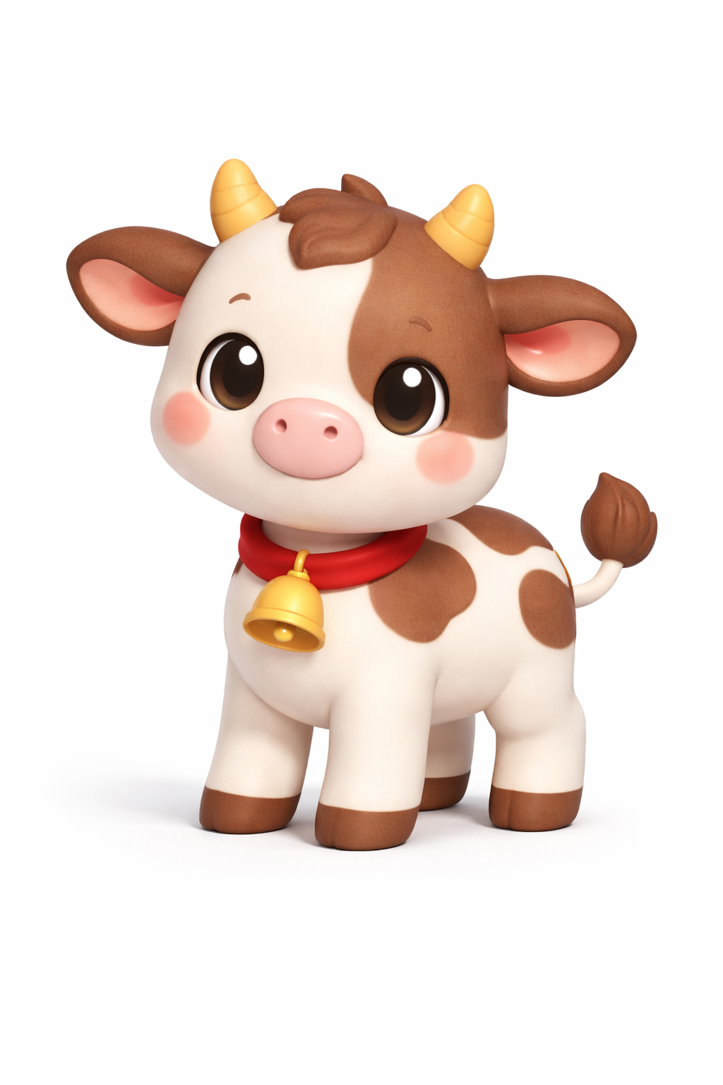 Cute little Cow 3D model