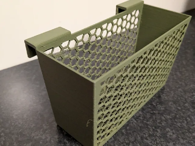 Small lightweight box with hook