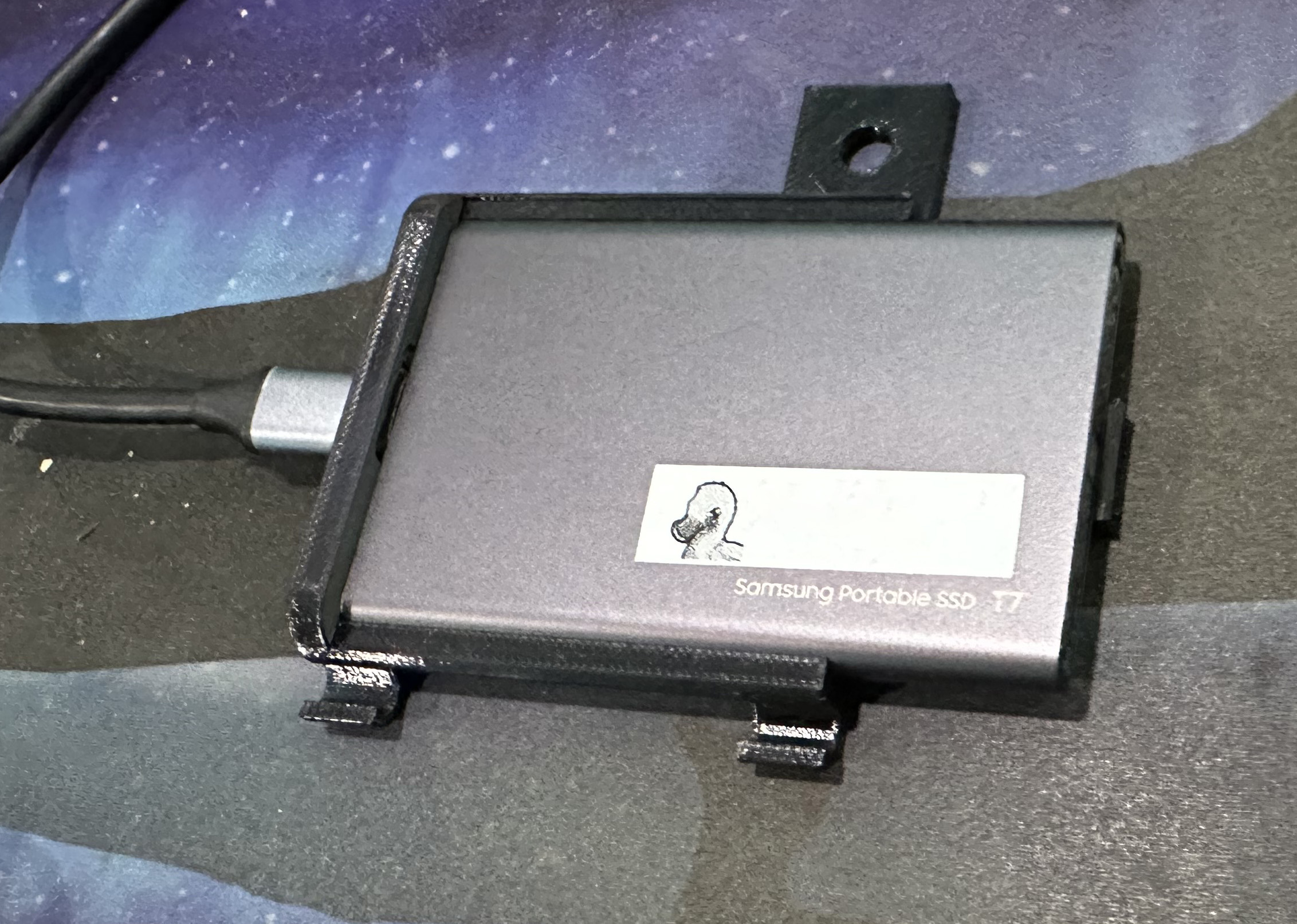 Blackmagic Pocket Cinema Camera 4k T7 SSD Holder