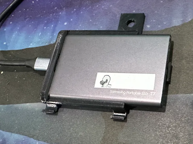 Blackmagic Pocket Cinema Camera 4k T7 SSD Holder