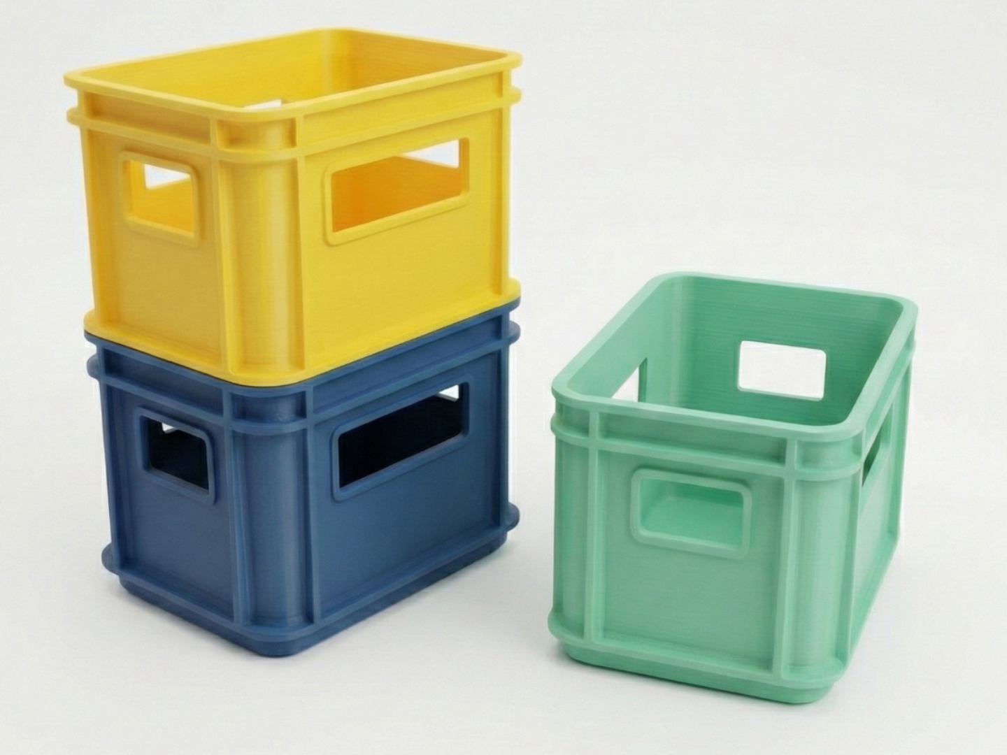 Stackable Logistics Crates | 3 Sizes