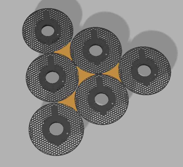 Modular Prusament Spool Wall Grid
