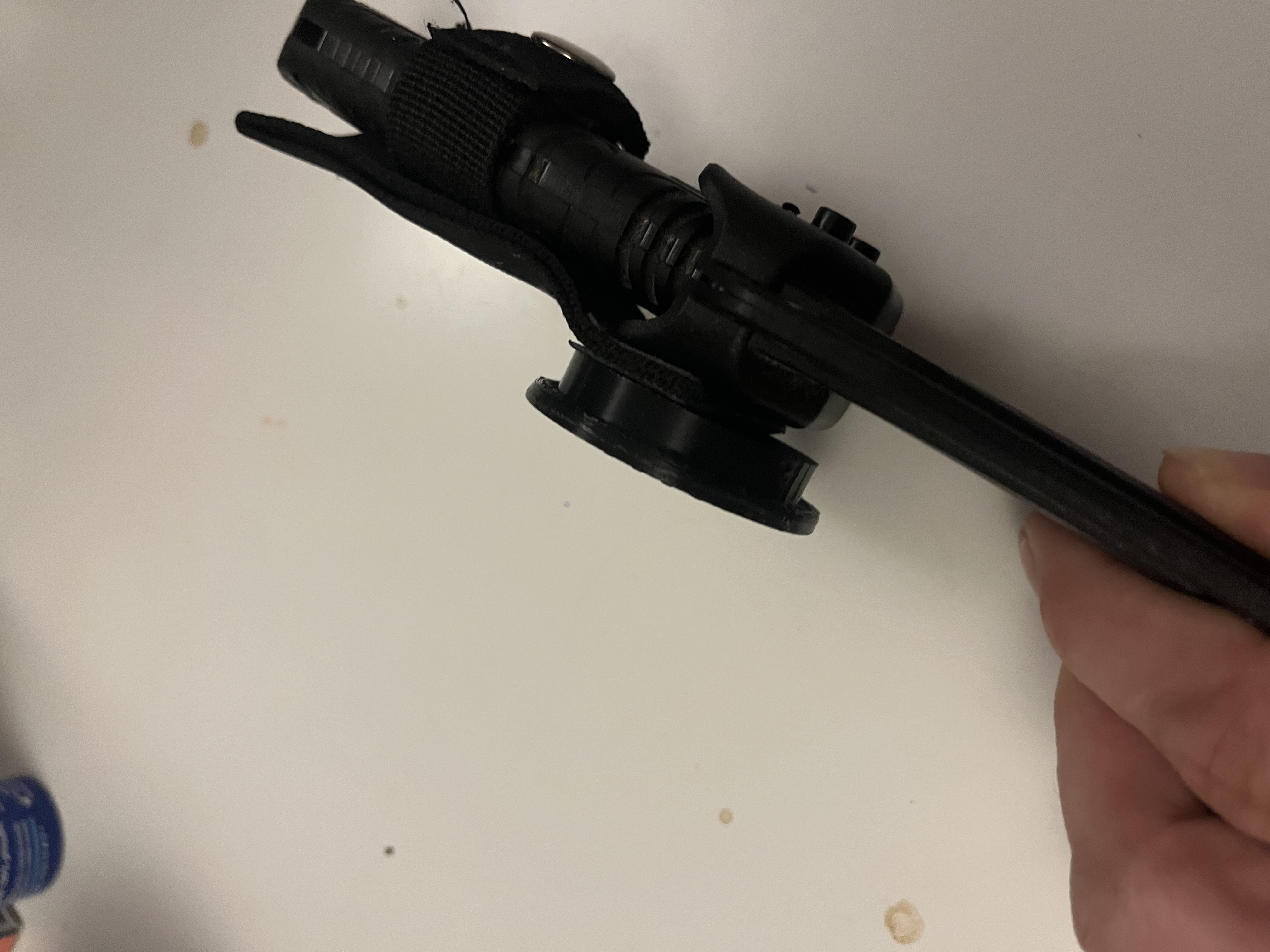 universal belt holder, quick release 360 rotation, knife /univerzální držák na opasek,rychloupínací 360 otáčení,nůž/ — thumbnail 9