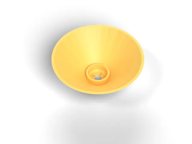 Drill Dust Catcher - Slide-On Cup That Catches Dust When Drilling Ceilings, No Supports (OpenSCAD)