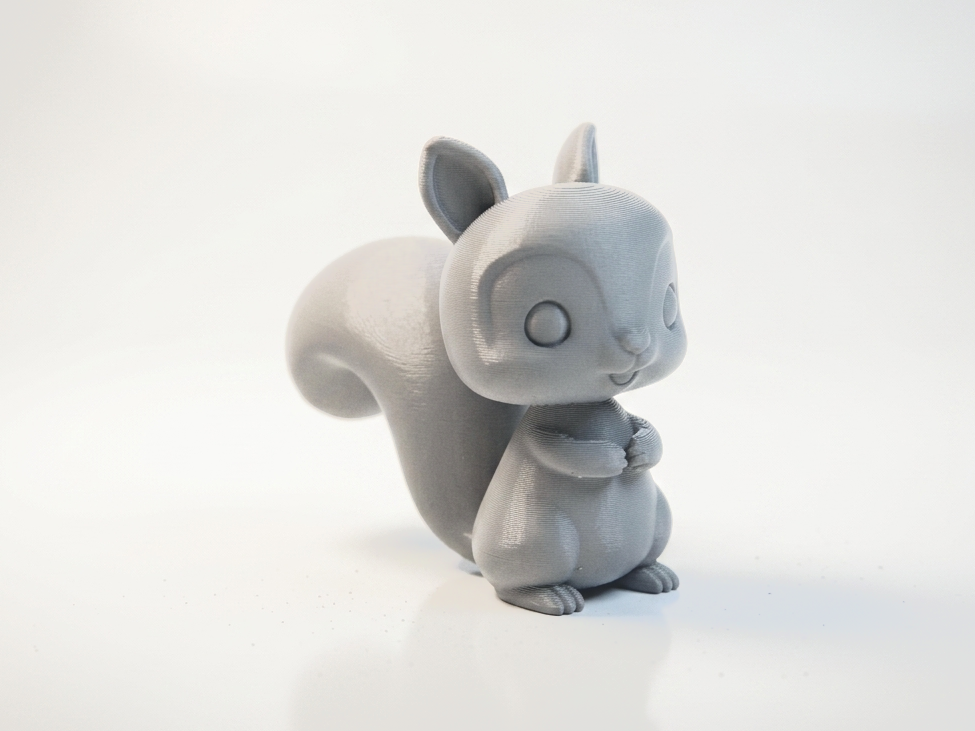 Chibi Squirrel Figurine Cute Animal 3D Printable