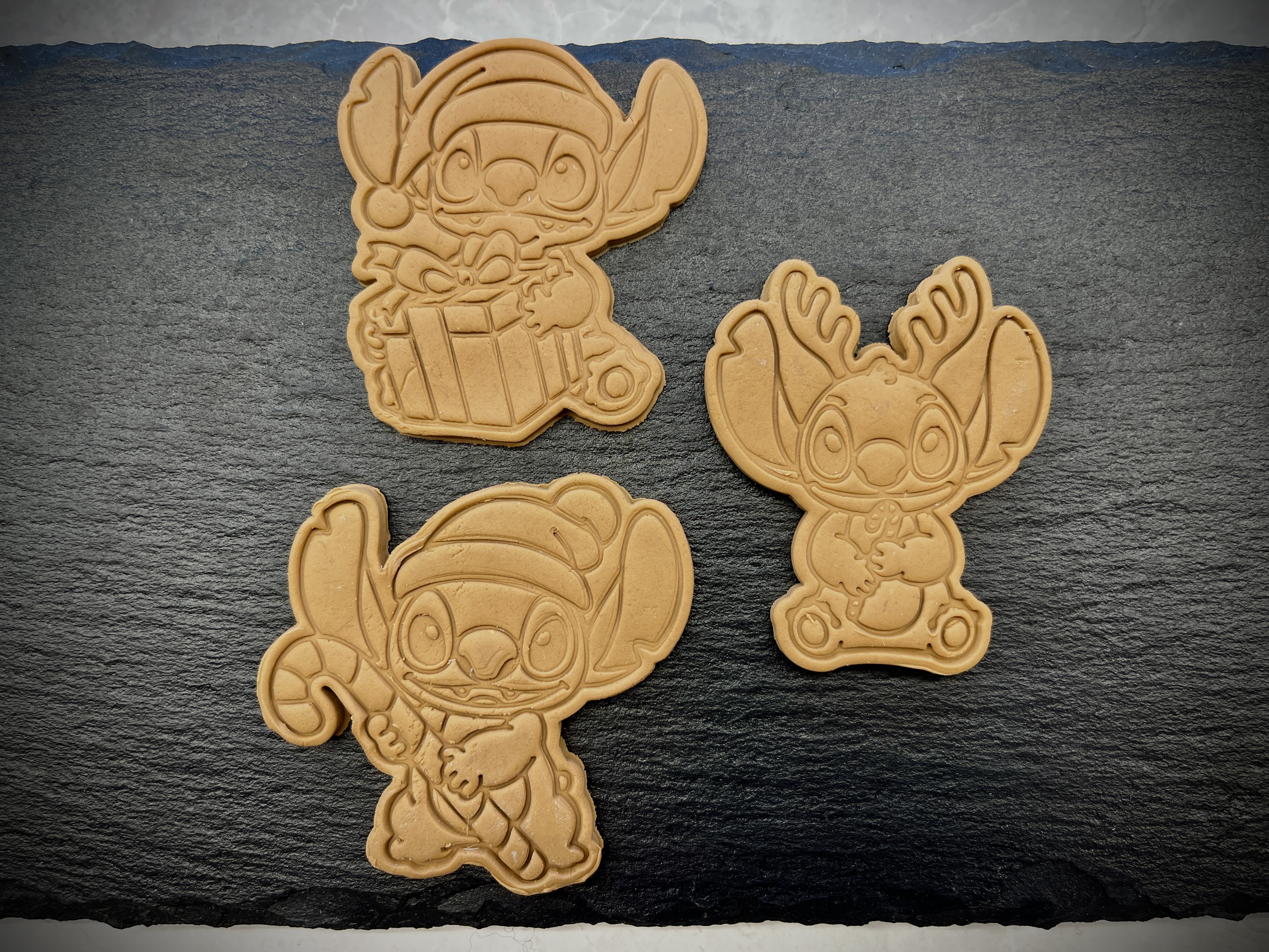 "Christmas Stitch" Cookie Cutter + Stamp set (3 models)