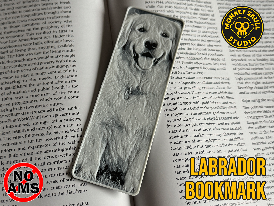 Labrador Hueforge Bookmark
