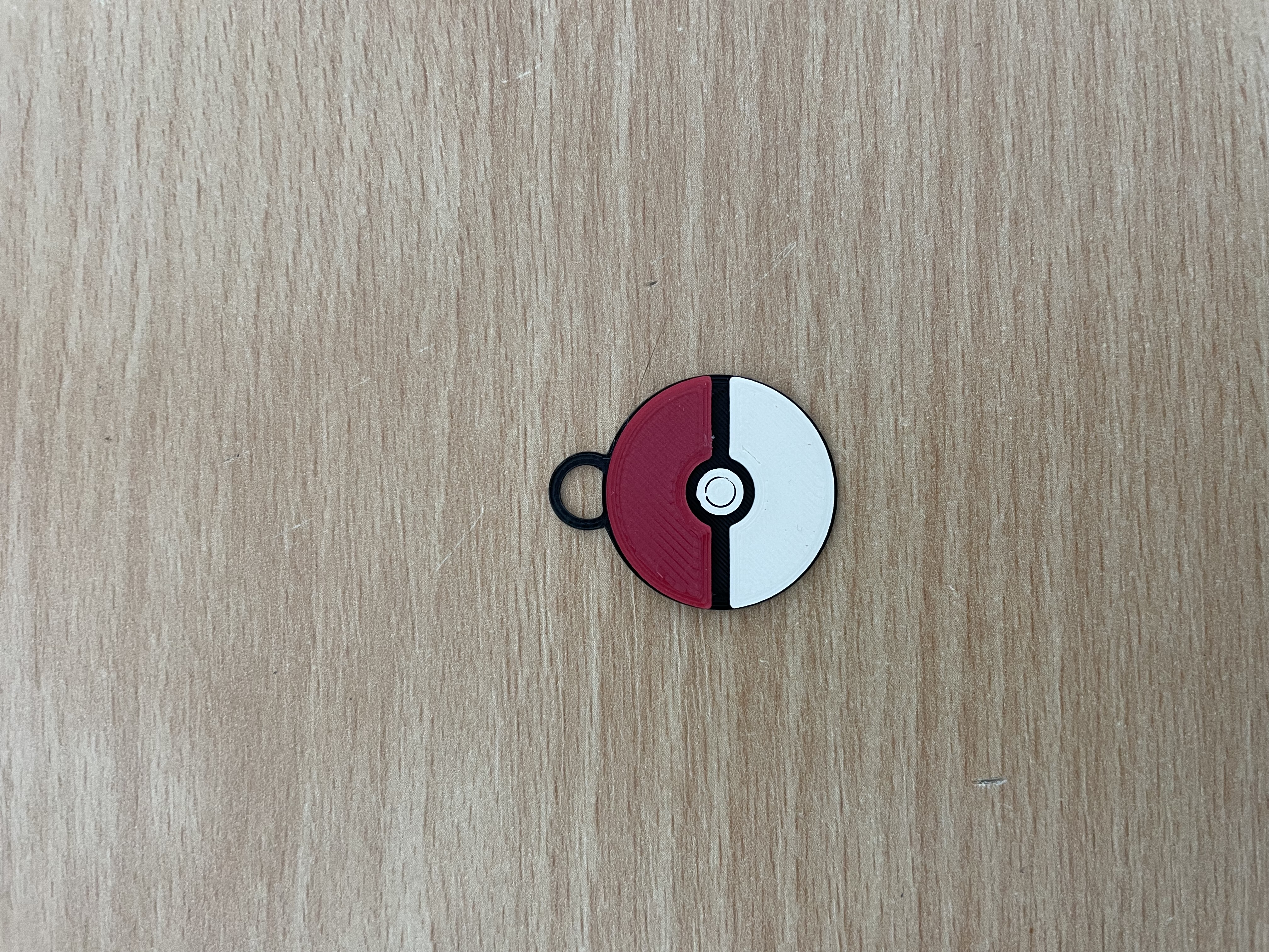 Pokeball keychain