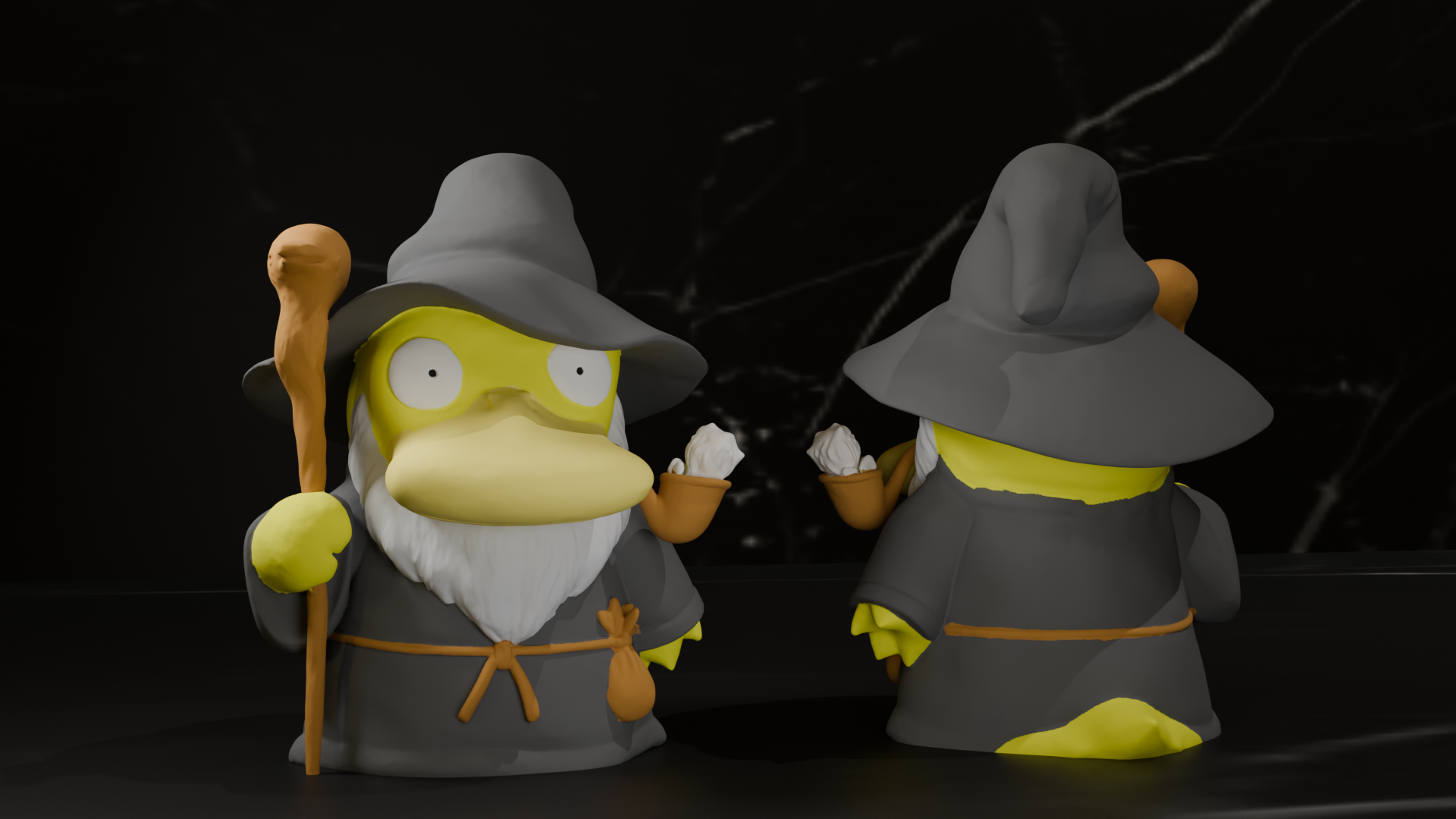 Psyduck X Gandalf - Pokemon & Lord of the Rings mashup