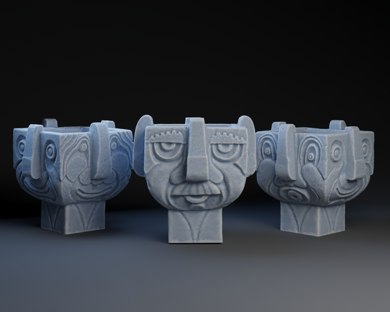 Four Face Planter