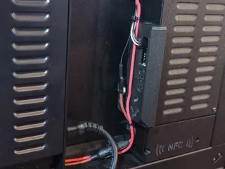 Prusa Core One Wifi and GPIO Hackerbaord Cover: Remix with zip tie loops