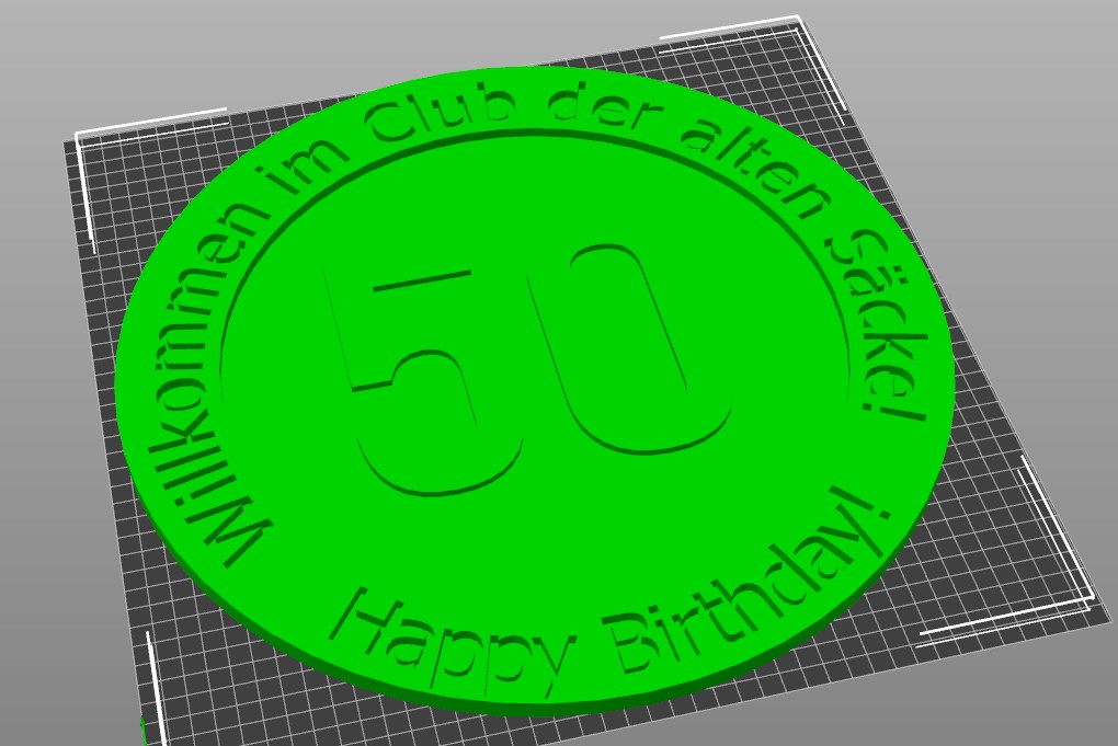 Geburtstagsschild 50