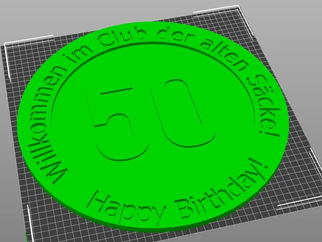 Geburtstagsschild 50