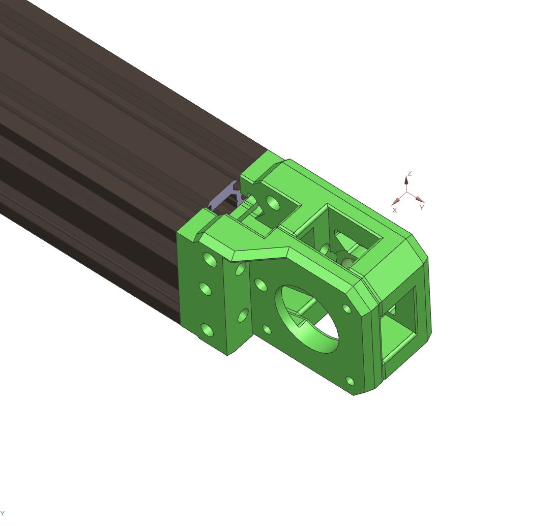 Ender THICCC Pro - Low Profile 9mm Belt Y-Axis Motor Mount