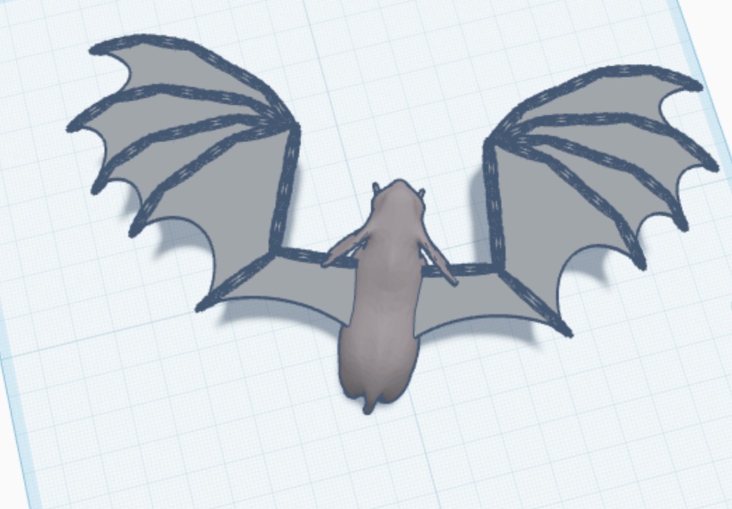 Elephant dragon i made on Tinkercad