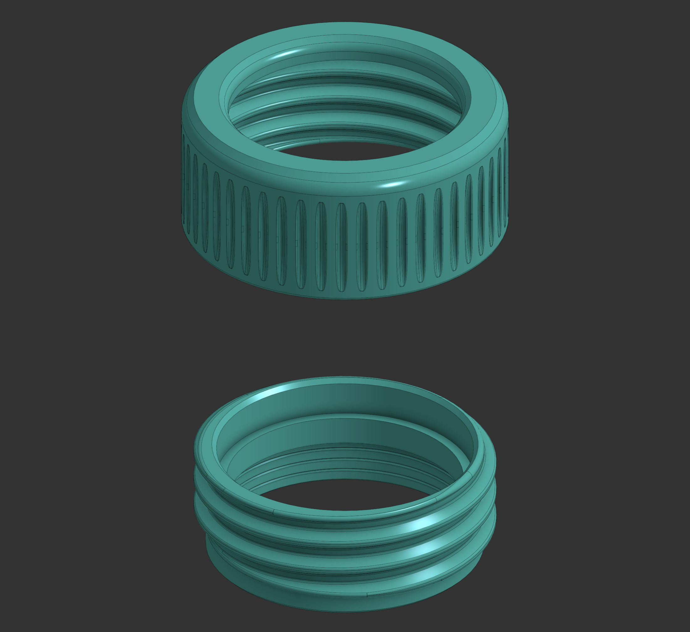 38mm Rocket Motor Retainer (AeroPack/Apogee style)