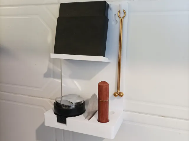 Coffee Tools Organizer - Wall Mount or Countertop