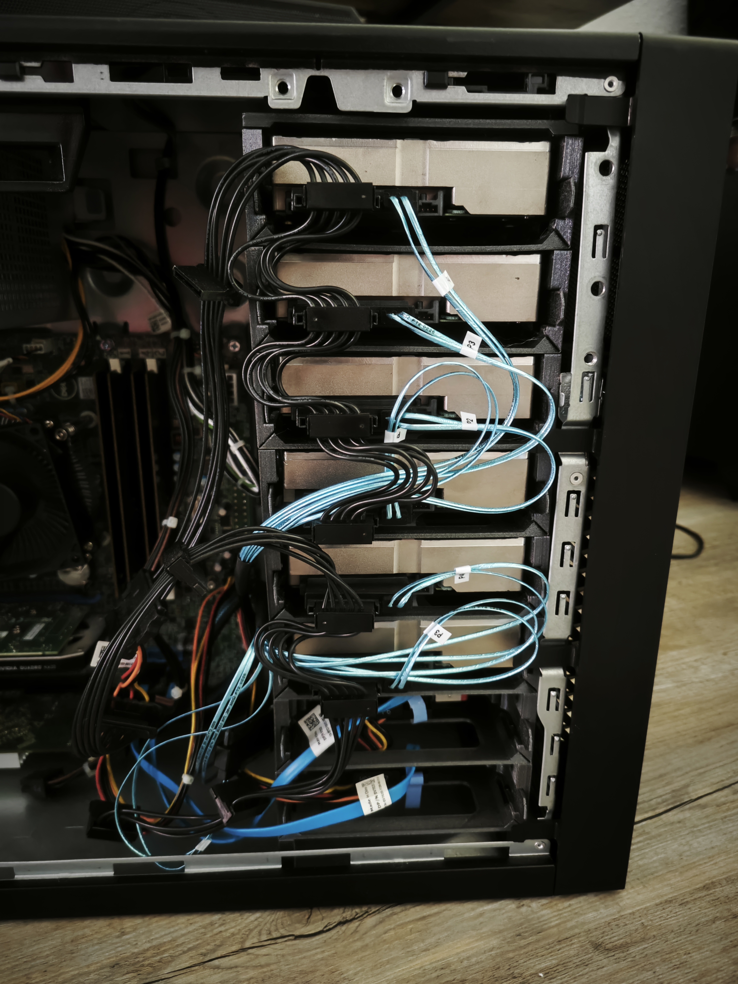 Dell Precision Tower 3620, 8 Drives Mod